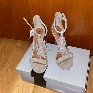 Target fringe heels